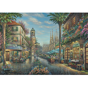 Schmidt - Puzzle Thomas Kinkade: Španjolska kavana - 1 000 dijelova