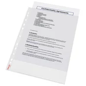 Esselte LEITZ Plastični žepki Standard A4, GC, 55 mic, škatla po 100 kosov