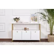 Nordure Komoda, 120x77x30cm, Bela