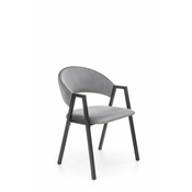 eoshop Oblazinjen jedilni stol K473, siva