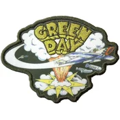 Green Day Dookie Cut-Out Green Iron-On Patch
