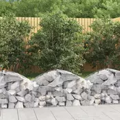 Gabionska košara s lukom 100x50x40/60 cm pocincano željezo