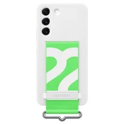SAMSUNG Silikonska futrola (Kais) S22 Belo-Zelena EF-GS901-TWE