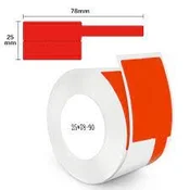 shumee Niimbot nalepke za kable 25x78 mm - 90 kosov, rdeče