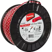 MAKITA Najlonska nitka deteljica rdeča 2,7mm/180m E-01840