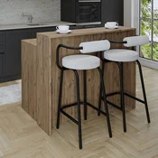 Hanah Home 2799 kuhinjski sto s policama 120 × 100 × 80 cm, atlantski bor