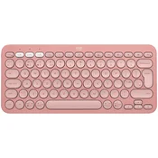 LOGITECH Tastatura Pebble keys 2 tonal K380s roze