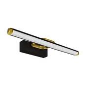 Ideus LED stenska svetilka za kopalnico IP44 7W črna 43cm 870lm 4100K PRYMUS 3847