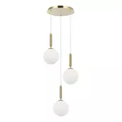 Viseca lampa F7046-3V SG+WH