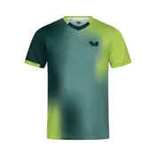 Moška majica Butterfly Shirt Toyama Lime-Grey 3XL