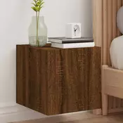 Zidni TV ormarici LED 2 kom smeda boja hrasta 30,5 x 35 x 30 cm