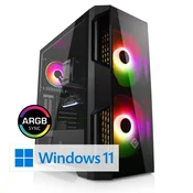 CSL Computer CSL Gaming PC M11010H, AMD Ryzen 5 8400F (6x4200 MHz), GeForce RTX 4060, 16 GB DDR5-RAM, SSD 1 TB, Windows 11 Home, (5000312570)