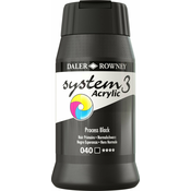 Daler Rowney System3 Akrilna barva Process Black 500 ml 1 kos