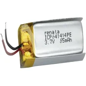 Renata LiPo-akumulator Renata ICP641414PE\, 3\, 7 V\, 85 mAh\, ICP071517\, (D x Š x V) 14\, 9 x 16\, 8 x 6.8 mm 100694, (20439344)