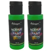 Artmagico Akrilna barva Premium 59 ml, Pale Green, 2 kosa
