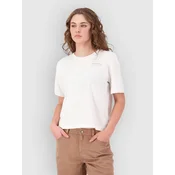 Mons Royale Yonder Merino Organic Cotton Tech Tee vintage white