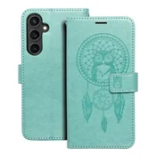 OEM Torbica MEZZO Book za SAMSUNG S23 FE, motiv sanjskega lovca, zelena