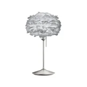 UMAGE Eos mini namizna svetilka svetlo siva/brushed steel - Dnevna soba/jedilnica - Dizajn - svetlo siva, brušeno jeklo - Kovina