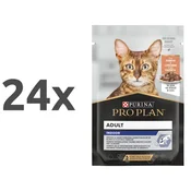 Purina Pro Plan Housecat Adult vrečka - losos - 85 g 24 x 85 g