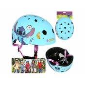 Disney DISNEY Stitch Modra kolesarska čelada za otroke, lahka, nastavljiva 54-58 cm