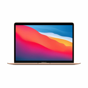 Apple MacBook Air (M1 2020) CZ12A-0010 Zlatni Apple M1 cip s 8-jezgrenim procesorom 8 GB RAM-a 512 GB SSD-a macOS - 2020