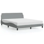 Okvir za krevet Dover svjetlosivi 152x203 cm od tkanine