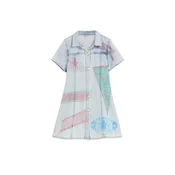 Desigual Obleka modra / zelena / roza
