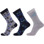 Cr7 BOYS SOCKS 3-PACK, nogavice o., črna 8470-80