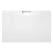 KAZUKO Pladenj za prhanje iz litega marmorja, 140x90 cm, bel - Bela - 140x90x3 cm - Polysan - KAZUKO - 24 - Liti marmor - 1400 - Pravokotni - 900 - 30 - 14