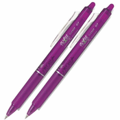 Pilot FRIXION CLICKER PREPISLJIVO ROLLER PERESOVIČNIK 0.7 MM, VIJOLIČNO, 2 KOS