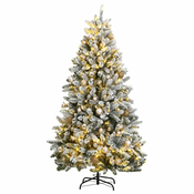 Umjetno božicno drvce 300 LED sa šarkama i kuglicama 180 cm