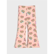 Sinsay - Flare pantalone Pusheen The Cat - pastelno roze