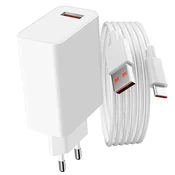 XIAOMI 33 W USB omrežni polnilnik Kabel USB v USB-C, uradni izdelek Xiaomi - bel, (20917930)