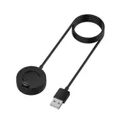 Polnilec za pametno uro Techsuit TGC4 za Garmin Fenix 5/5 Plus/6/6X/7X, 5W, 1m z namiznim držalom - črn
