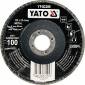 YATO Korundni brusilni kolut 125 x 22,2 mm, konveksni brusilni kolut P120