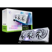 MSI grafička kartica PCI-E x16 nVIDIA RTX 5080 GAMING TRIO WHITE 16GB DDR7 OC RTX 5080 16G GAMING TRIO OC WHITE