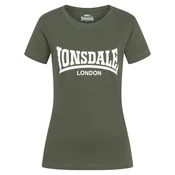 LONSDALE Majica Cartmel oliva/bela