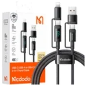 Mcdodo MCDODO USB-C KABEL USB 4V1 ZA HITRO POLNJENJE ZA IPHONE LIGHTNING PD 60W 1M, (5000296025)