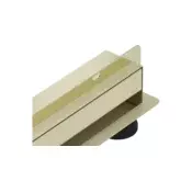 Mexen Flat Wall stenska linijska odtočna 2v1 80 cm, zlata - 1530080