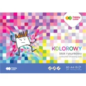 shumee Blok za risanje Happy Color A4, 15 listov, 80 g/m2