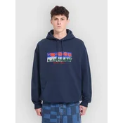 Volcom Fa Carrau Po moški pulover s kapuco marine