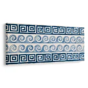 Slika mornarske spirale v modrem - 60x30