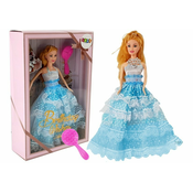 Lean Toys lutka Doll Princess Dress - Blue