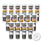 IsolBau Sanitarni silikon Beli Sanitär Silikon 15 x 300ml
