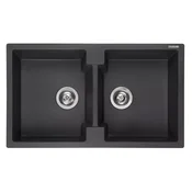 Reginox Amsterdam 860.2 Black silvery