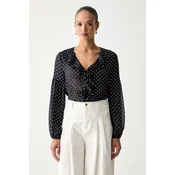 Guess bluza z volančki ženska EMY