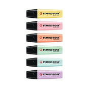 STABILO Markeri Boss Pastel, 6 komada
