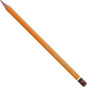 Grafitni svinčnik, F, šesterokotni, KOH-I-NOOR 1500, 12 kosov