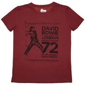 David Bowie Rainbow Theatre Red L Ženske Majica
