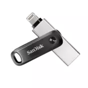SanDisk iXpand USB flash drive 64 GB USB Type-A /Lightning 3.2 Gen 2 (3.1 Gen 2) Black, Silver